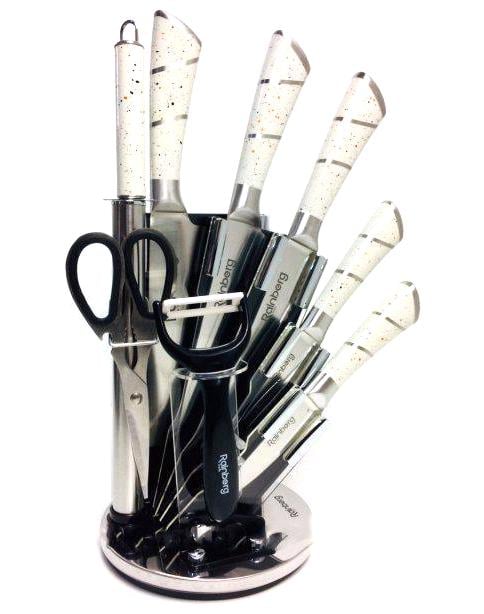Набор кухонных ножей Rainberg RB 8804 White (5061316)