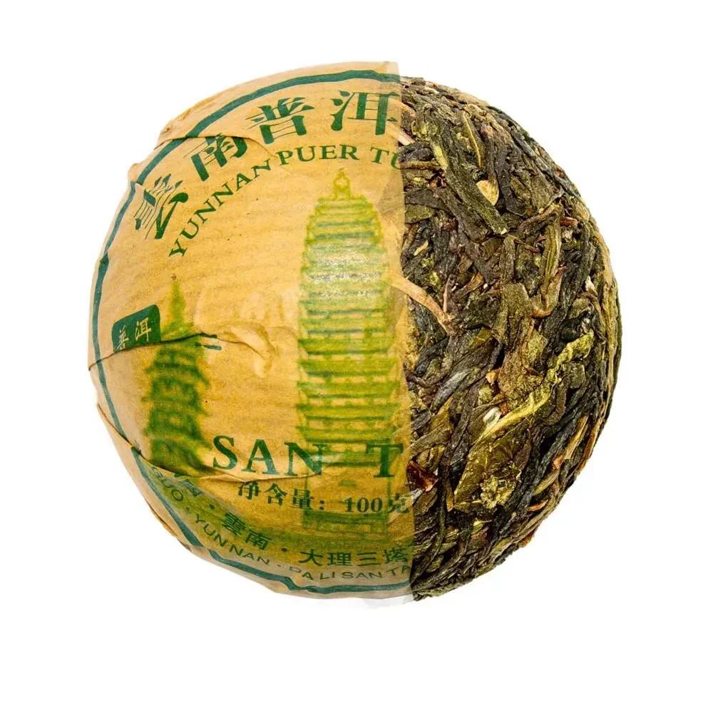 Чай Пу Эр Шэнь Цзин Лун Три пагоды туо ча 100 г (40027)