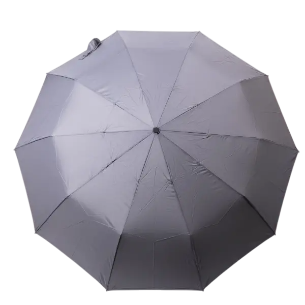 Парасолька автоматична складана 116 см з дерев'яною ручкою Сірий (HP-23-8G) - фото 2