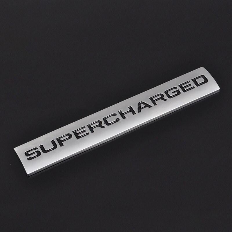 Емблема SUPERCHARGED на кришку багажника передні крила (1502765515)