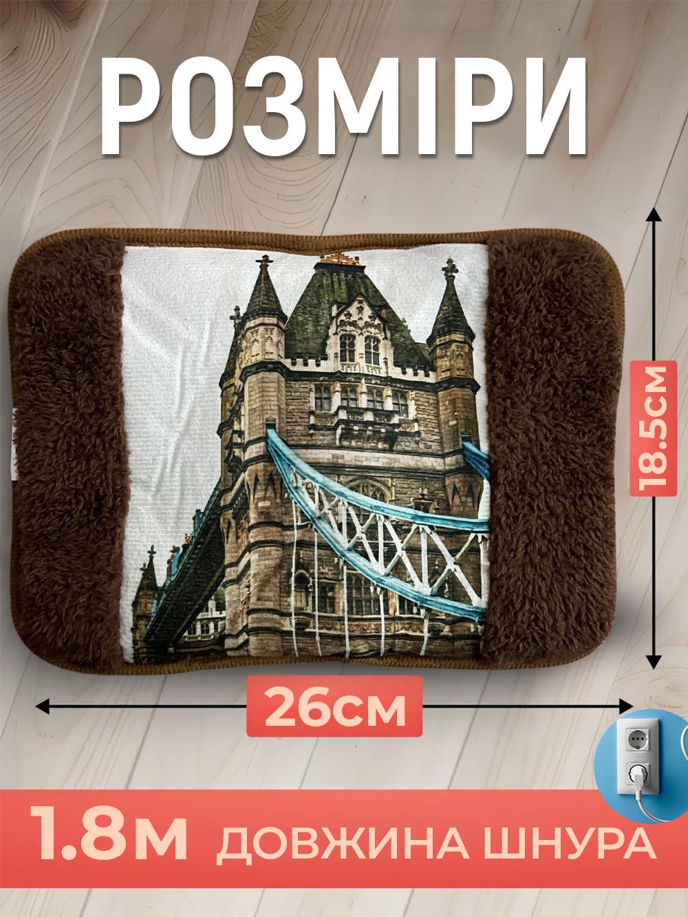 Электрическая грелка Borsa Acqua Замок-мост муфта с автоотключением Коричневый (a5b3ebae) - фото 4