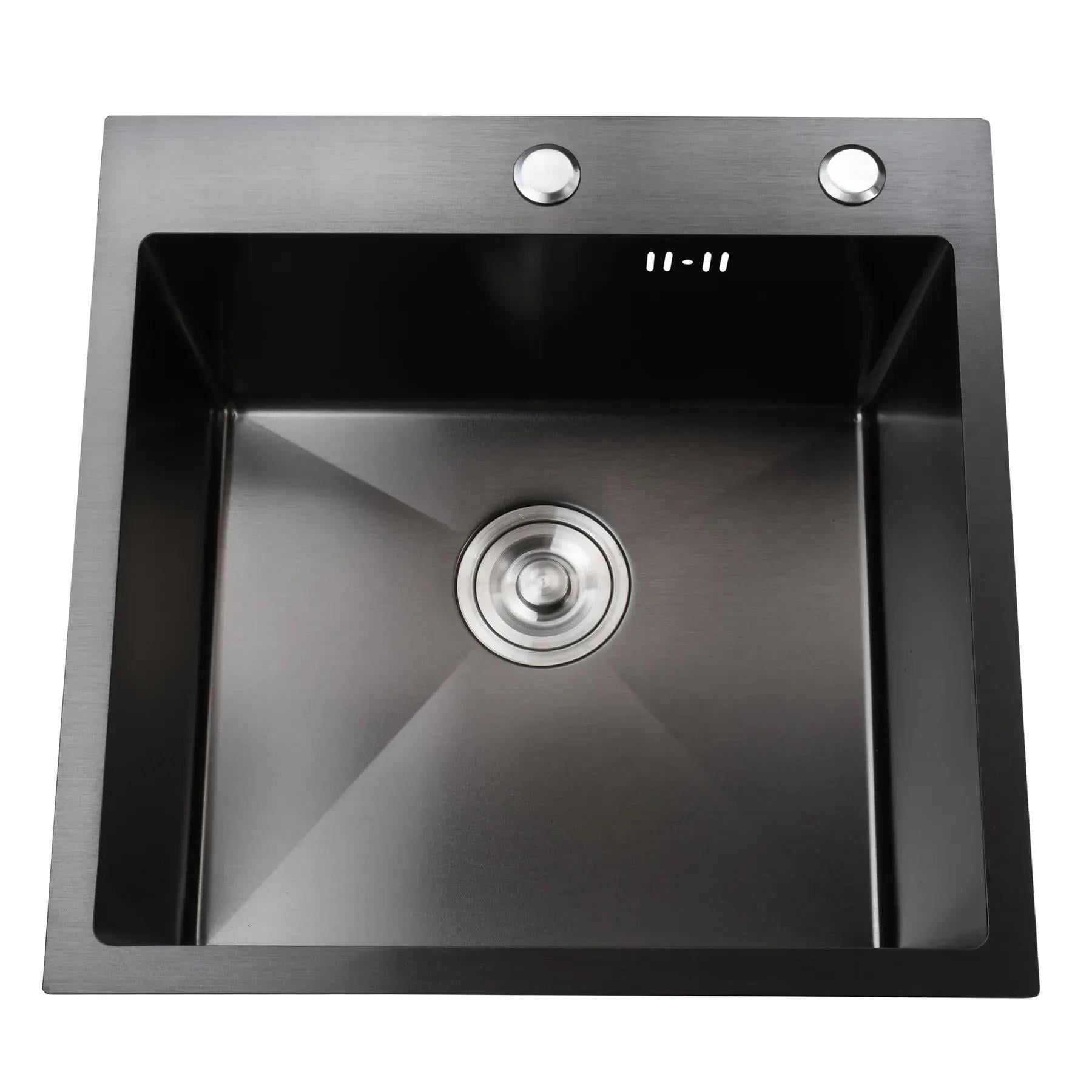 Мийка кухонна Mira 5050HG 3 мм 500х500 мм з дозатором Графіт (32092)