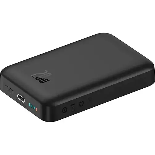 Батарея портативная BASEUS Magnetic Mini Air Wireless Fast Charge P10059001113-00 10000 mAh 20W Black - фото 8