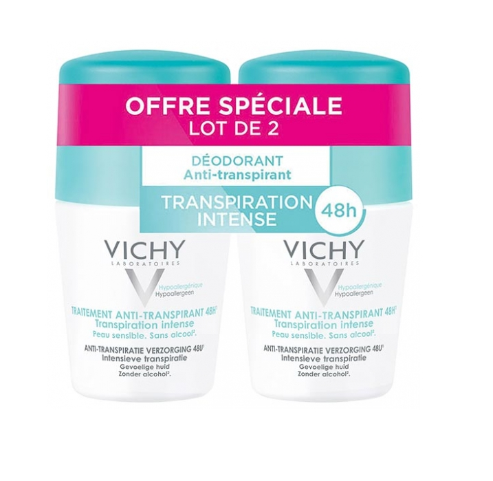 Набор дезодорантов-антиперспирантов Vichy Anti-Traces Roll-On 48H от белых и желтых следов 2 шт./50 мл (34197508) Набор дезодорантов-антиперспирантов Vichy Anti-Traces Roll-On 48H от белых и желтых следов 2 шт./50 мл (34197508)