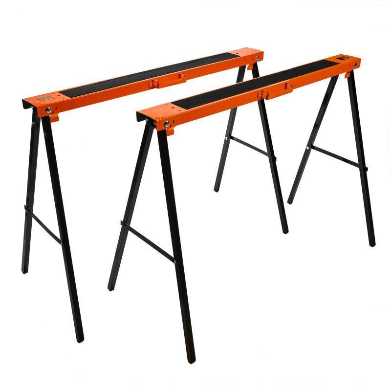 Набор рабочих подставок Kraft&Dele KD507 2581446902 складные стальные 2 шт.