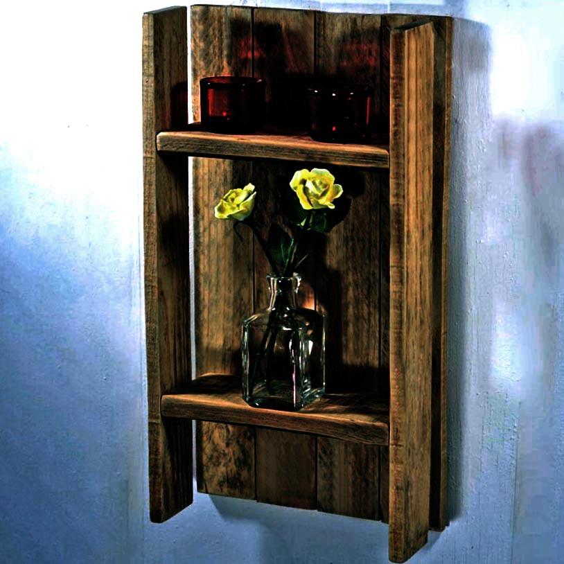 Полка для ванной из дерева Вайберн Мускат (ВНП/014307)