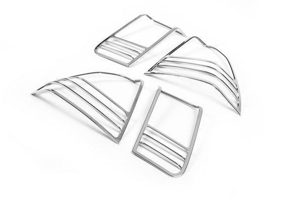 Накладки на стопы Honda Civic Sedan VII 2001-2006 пластик 2 шт. (12949345)