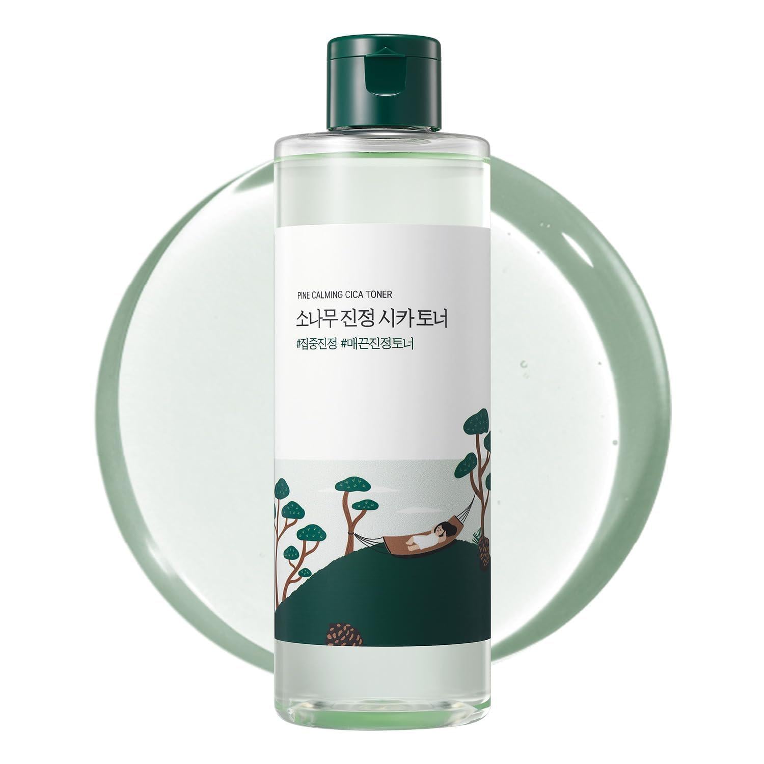 Успокаивающий тонер для лица ROUND LAB Pine Calming Cica Toner с экстрактом игл сосны 250 мл