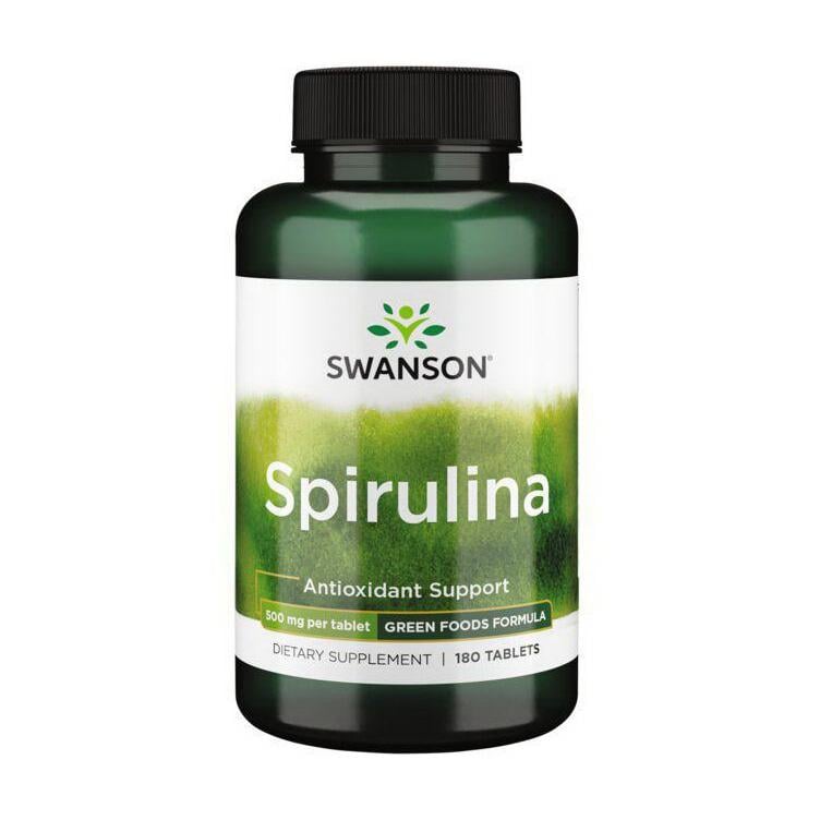 Спирулина Swanson Spirulina 500 мг 180 табл.