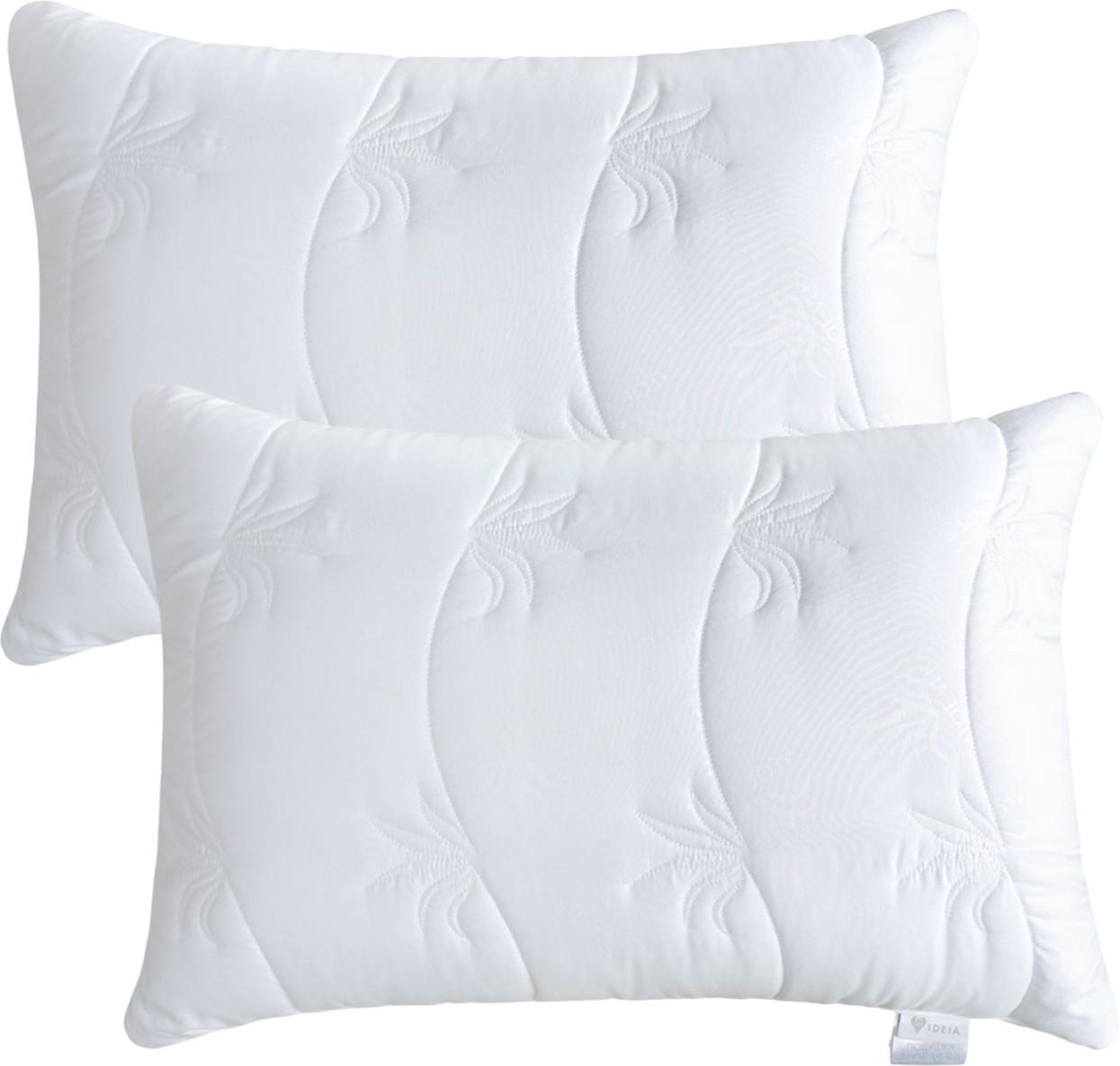 Набор подушек IDEIA Aloe Vera на молнии 50х70 см 2 шт. Белый (23364)