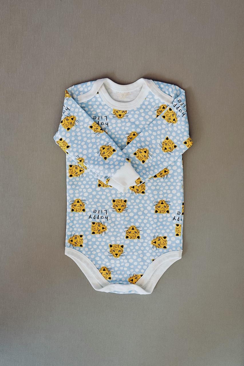 Боді стрейч кулір довгий рукав Лео 56 см (2679519380) - фото 2