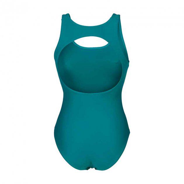 Купальник закритий жіночий Arena SOLID O BACK SWIMSUIT р. 38 Зелений (3468336849811) - фото 2