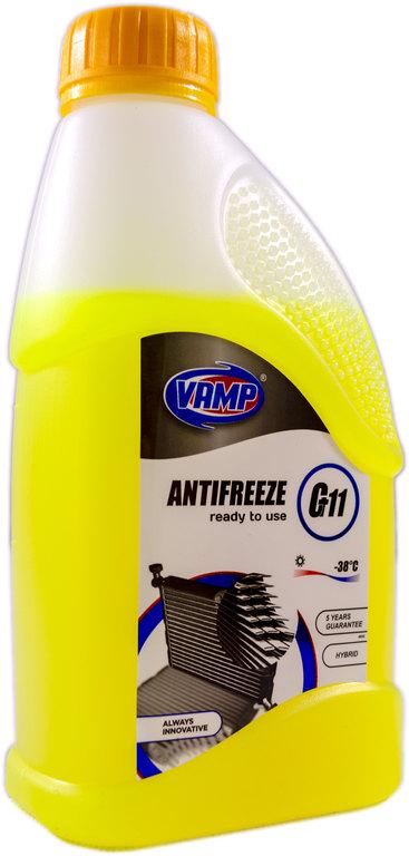Охлаждающая жидкость Антифриз ВАМП Ct11 -38°С 1 л желтый (000024327) - фото 3