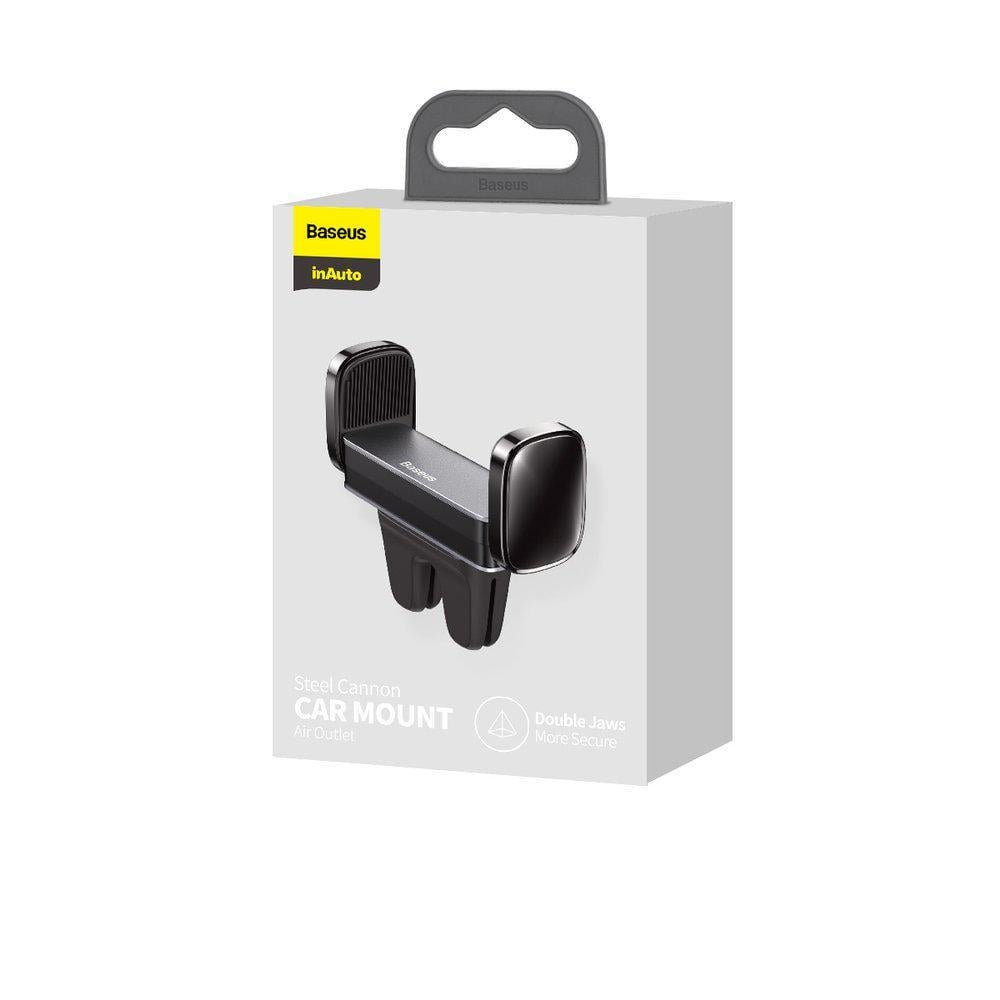 Автодержатель для телефона BASEUS Steel Cannon Air Outlet Car Mount Black (SUGP-01)