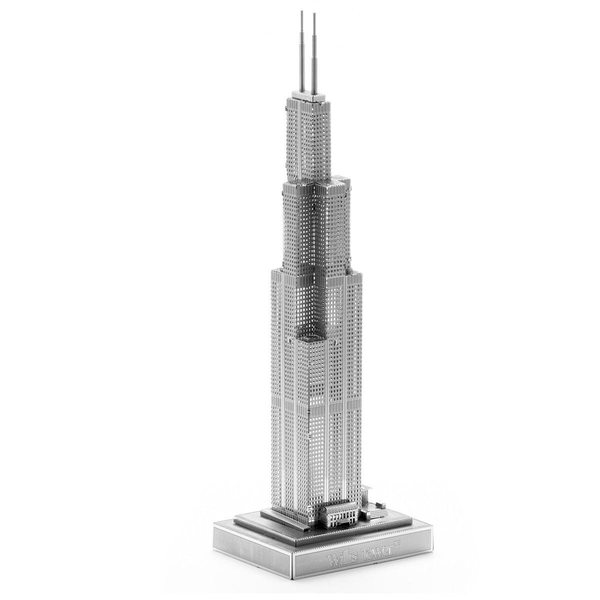 Конструктор металлический 3D Metal Earth Iconx Sears Willis Tower ICX013 (76938338) - фото 4