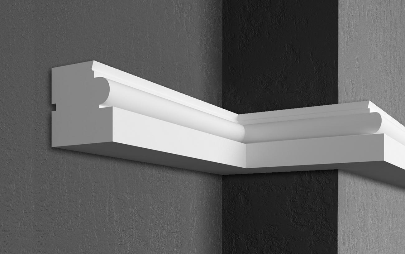 Карниз Prestige decor KC 137 без покрытия 120x117 мм 2000 мм (12370234)