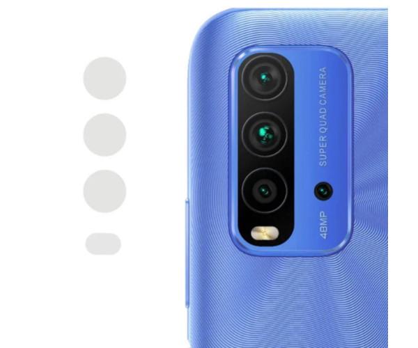 Противоударная гидрогелевая пленка Hydrogel Film для Xiaomi Redmi 9T на камеру 3 шт, Transparent