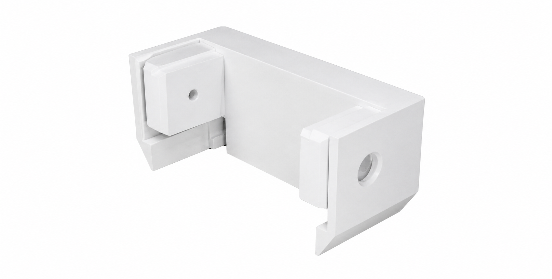 Заглушка торцевая ArtLine 3D EasyFast на профиль Deep Line D 42 мм Белый (25.411Д_3дБ)
