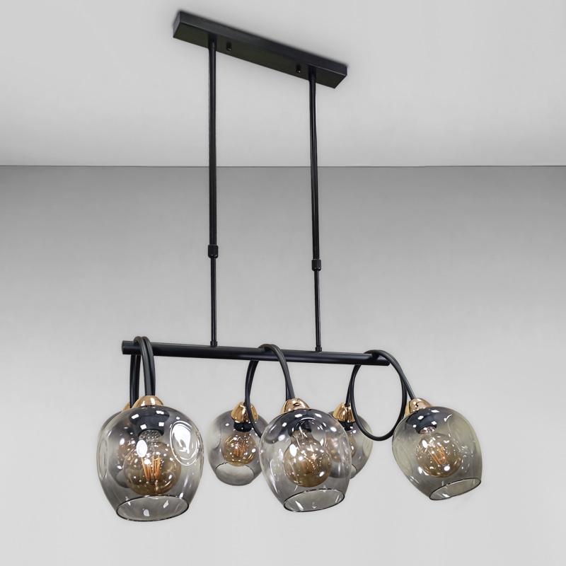 Люстра подвесная Light House LS-18034-6 Черный