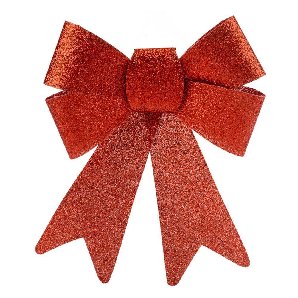 Набор бантов Блестящий 2 шт. 18 см Красный (9245-012) Набор бантов Блестящий 2 шт. 18 см Красный (9245-012)