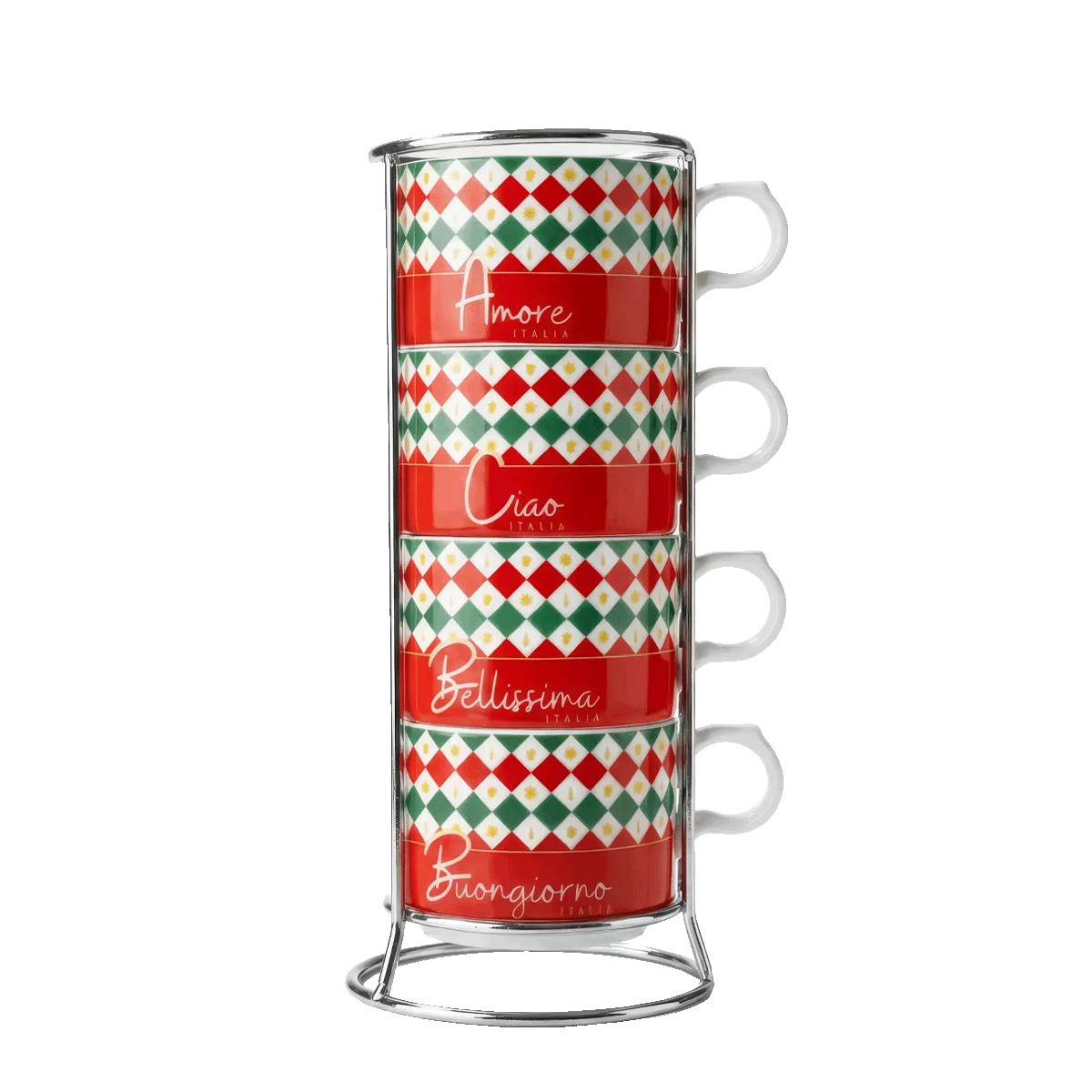 Набор чашек Bialetti Tricolore 160 мл (TRICOL04)