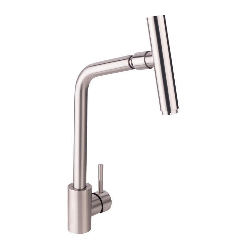 Смеситель для кухни Wezer EKO4E-01 нержавеющая сталь Сатин (1038936)