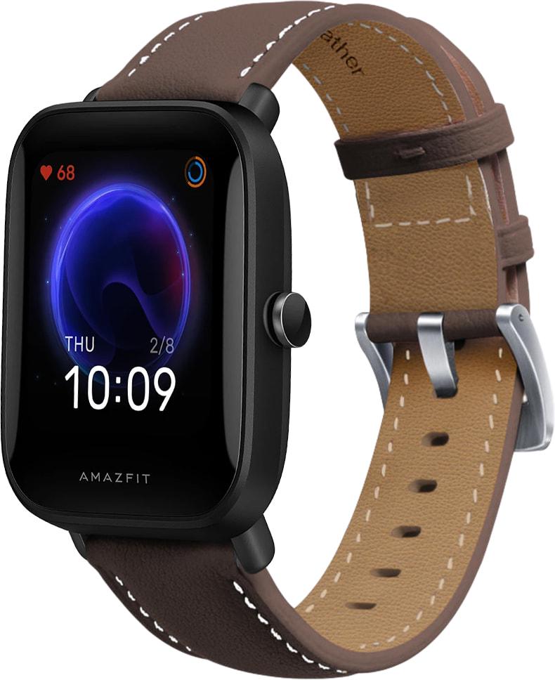 Ремешок кожаный Folsa для Amazfit Bip U Dark Brown (31524-05)