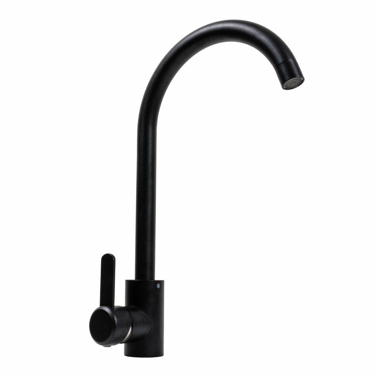 Смеситель кухонный Platinum 7990 NEST Черный матовый (PLTM-SP000039108)