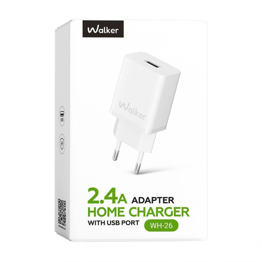 Сетевое зарядное устройство для Walker WH-26 1USB/2.4A White - фото 7 Сетевое зарядное устройство для Walker WH-26 1USB/2.4A White - фото 7