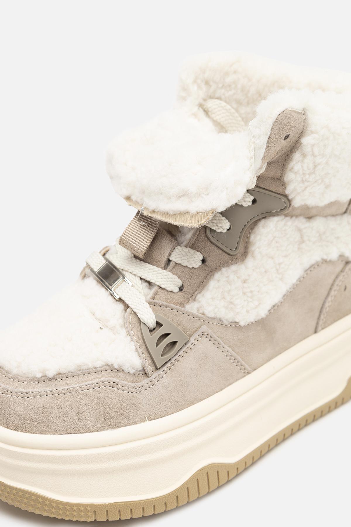 Кеды женские на платформе ЦБ-00251154 р. 40 Серый (SKT000995887) - фото 6 Кеды женские на платформе ЦБ-00251154 р. 40 Серый (SKT000995887) - фото 6