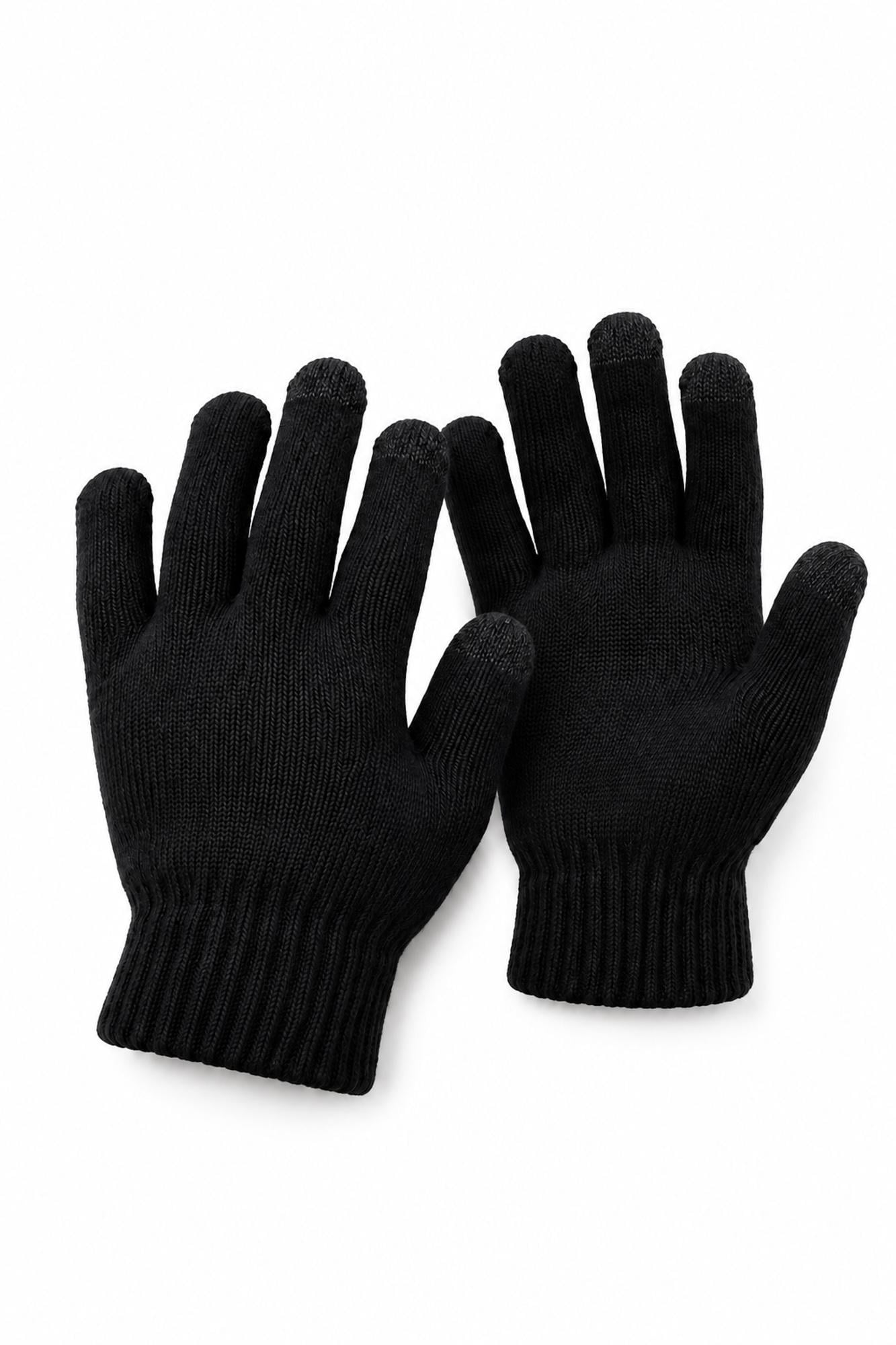 Рукавиці дитячі теплі сенсорні Without Touch Black (8056699)