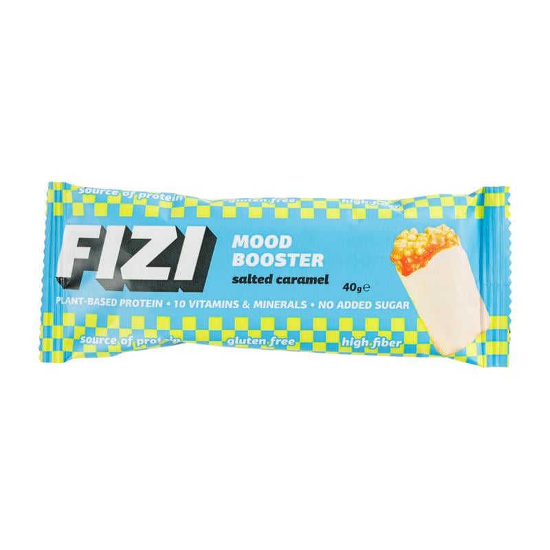 Протеиновый батончик с витаминами Fizi Mood Booster Bar 40 г Солёная карамель