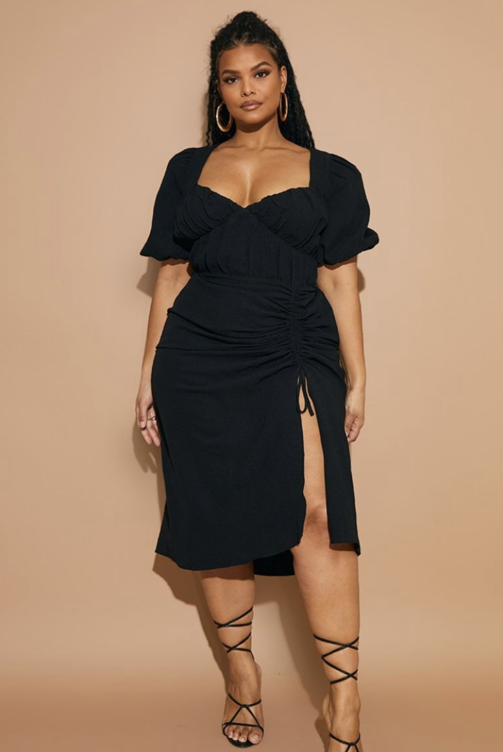 Платье Pretty Little Thing CMW4077 р. 58 Черный