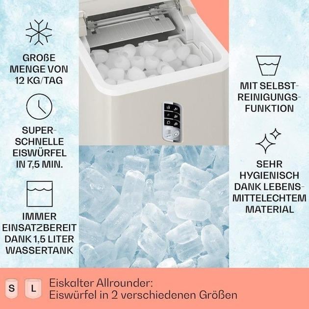 Льодогенератор KLARSTEIN Albaron Bullet Ice (10040345) - фото 2