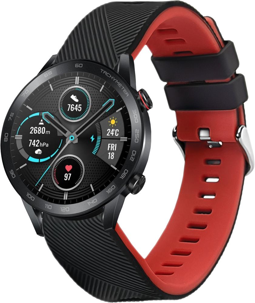 Ремешок Luminic для Honor Magic Watch 2 46 мм Black/Red (26669-44) Ремешок Luminic для Honor Magic Watch 2 46 мм Black/Red (26669-44)