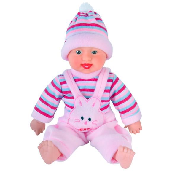 Лялька музична Пупс-реготун X1008-2 пакет 26x17 см (10087281)