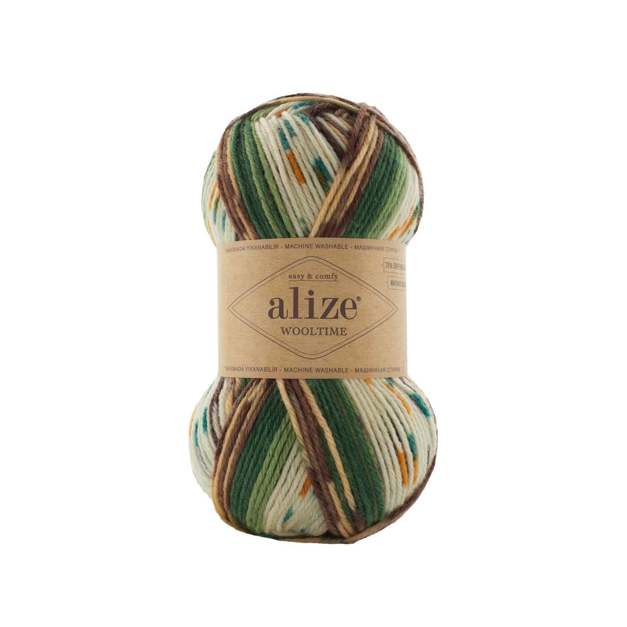 Пряжа носочная Alize Wooltime цвет 11021 (2018342951)