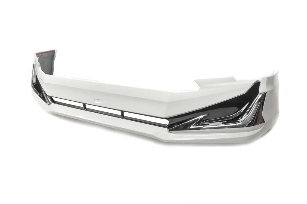 Накладка на бампер передній Modelista V3-LED 2017- 1234 Upgrade для Toyota Land Cruiser Prado 150 abs-пластик Білий (151783) Накладка на бампер передній Modelista V3-LED 2017- 1234 Upgrade для Toyota Land Cruiser Prado 150 abs-пластик Білий (151783)