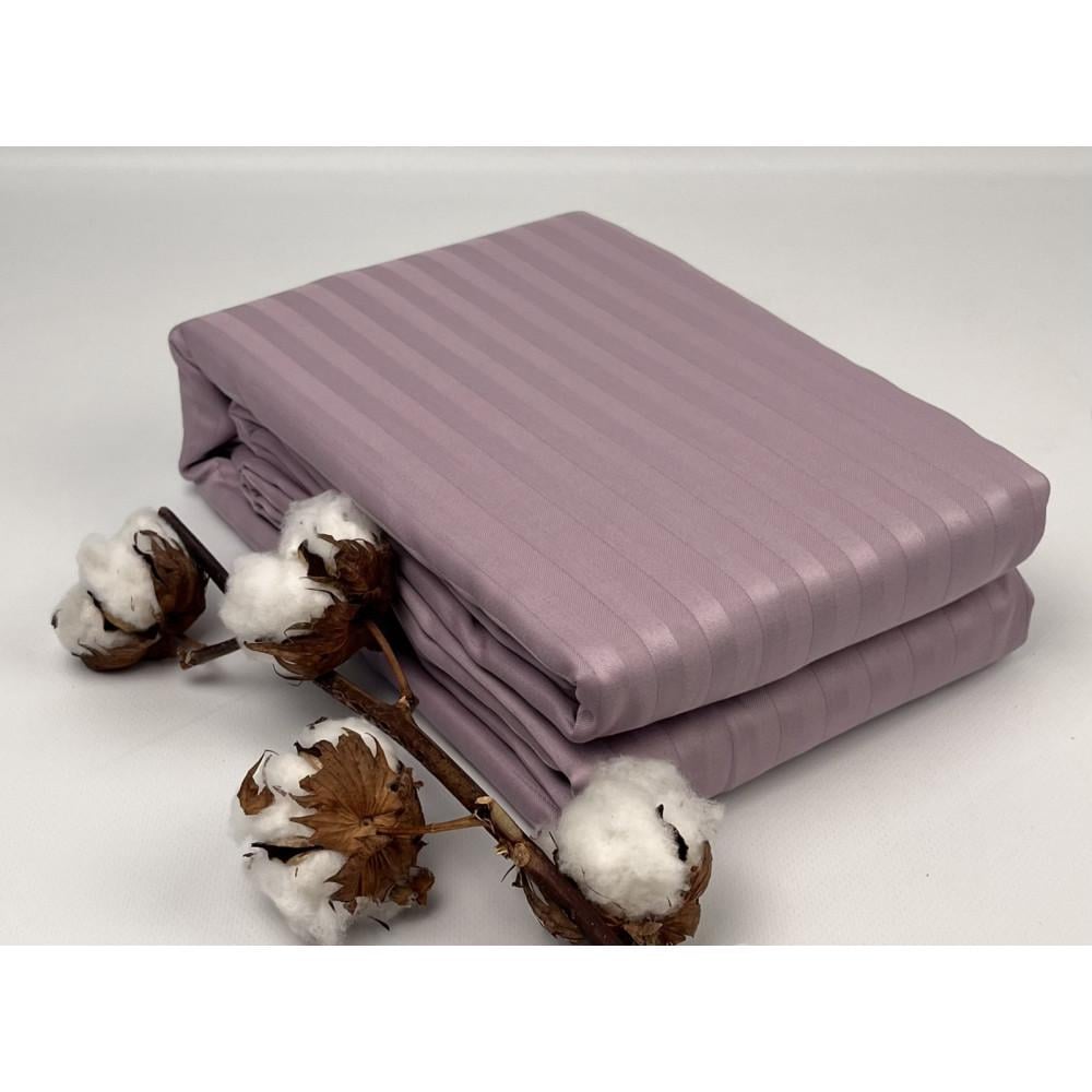 Простынь Maison D'or сатиновая 240x260 см с наволочками 2 шт. 50x70 см Lilac (2000022281224)