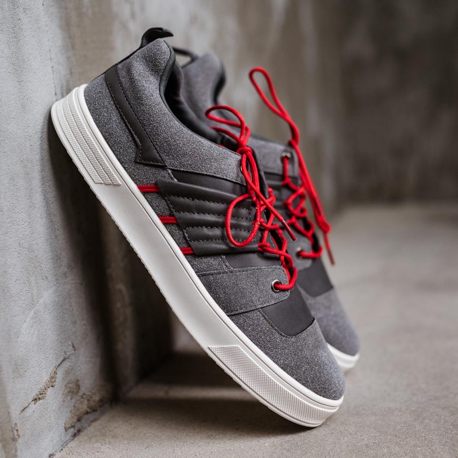 Кеди чоловічі South Mason р. 45 Gray/Red - фото 4 Кеди чоловічі South Mason р. 45 Gray/Red - фото 4