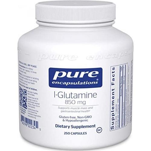 Глютамин Pure Encapsulations L-Glutamine 850 mg 250 капс. (000012426)