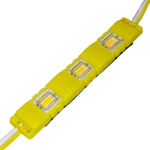 Світлодіодний модуль BRT M2 5630-3 led Y 1,5 W 12 В IP65 закритий з лінзою Жовтий