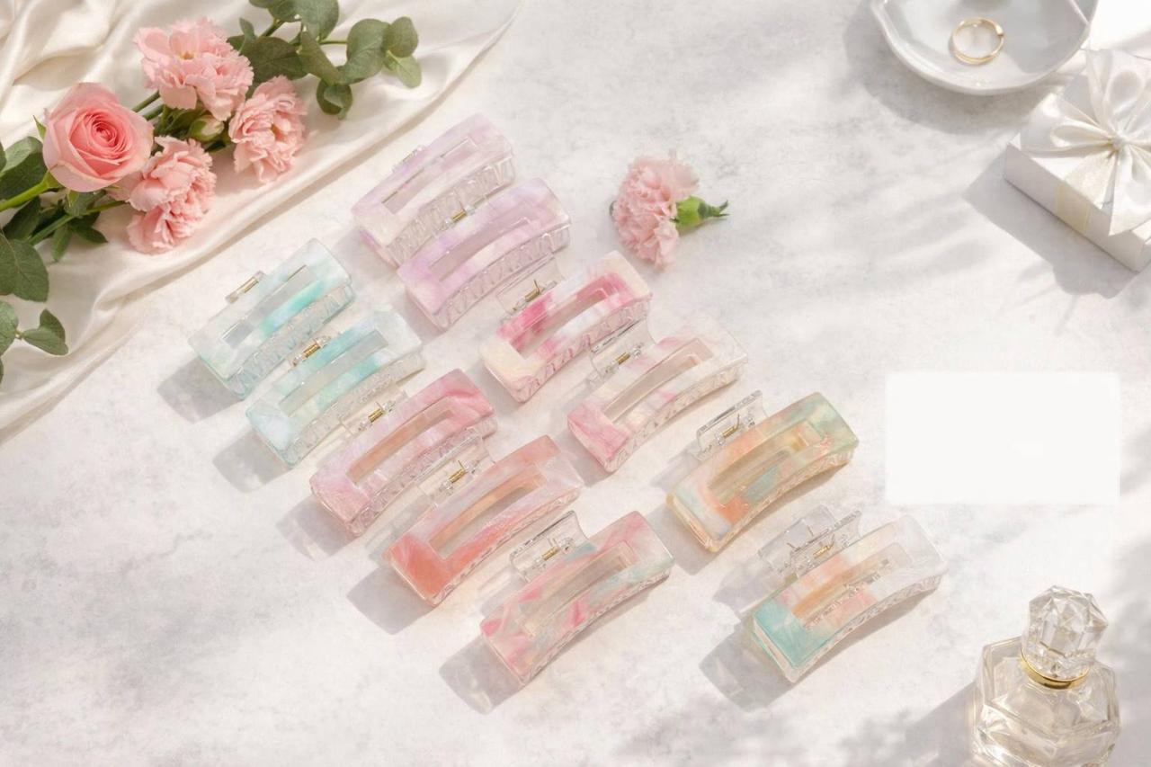 Набор крабиков для волос 12 шт. Разноцветный (2900830945)