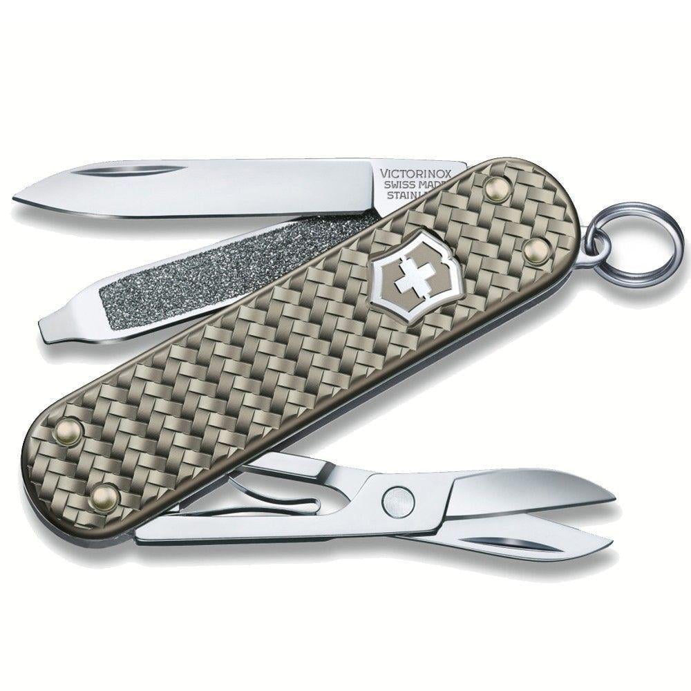 Нож складной Victorinox CLASSIC SD Precious Alox Серый (0.6221.4031G) Нож складной Victorinox CLASSIC SD Precious Alox Серый (0.6221.4031G)