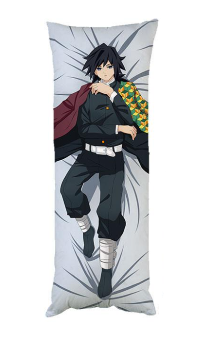 Подушка дакімакура Клинок розсікаючий демонів Томіока декоративна ростова для обіймання 60x180 см
