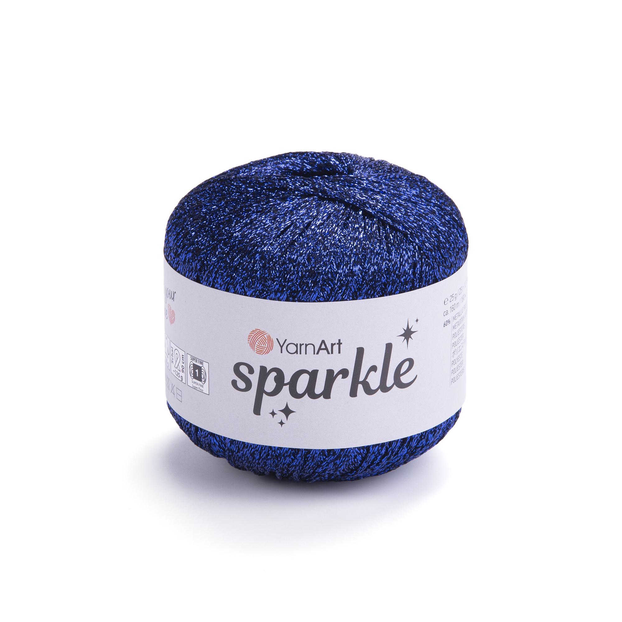 Пряжа YarnArt Sparkle 1324 синий (3904)