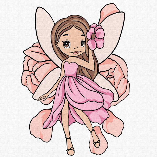 Картина по номерам Идейка Изысканная волшебница 25х25 см (Id-KHO6150)