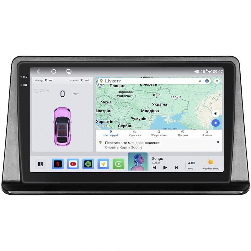 Автомагнитола штатная Lesko 4G/QLED/360°/CarPlay/GPS/Wi-Fi для Mitsubishi Pajero II 1991-1997 4/64Gb 9" (2354223510)