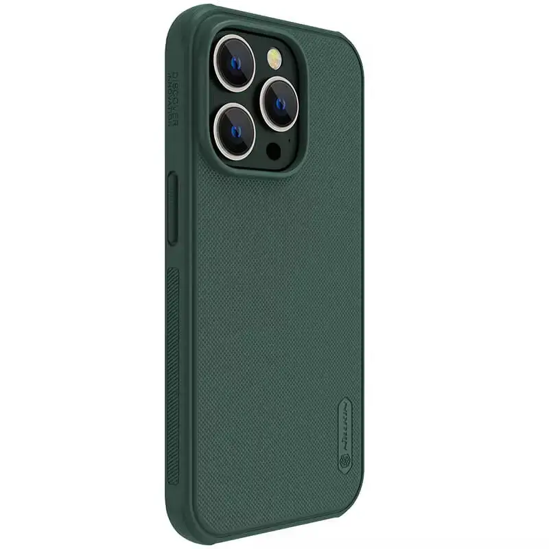 Чехол Nillkin Matte Pro для Apple iPhone 15 Pro Max (6.7") Зеленый | Deep Green - фото 3