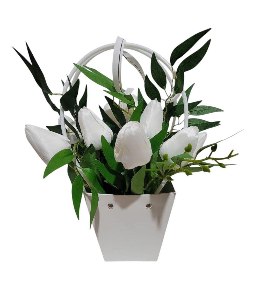 Сумочка Ravisto Тюльпаны 34x30 см Белый (0510-2) Сумочка Ravisto Тюльпаны 34x30 см Белый (0510-2)